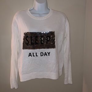 H and M  divided sweater